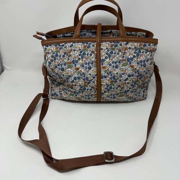 MZ Wallace Medium Astor Liberty Fabric Poppy Forest Floral Crossbody Handbag - Picture 3 of 9